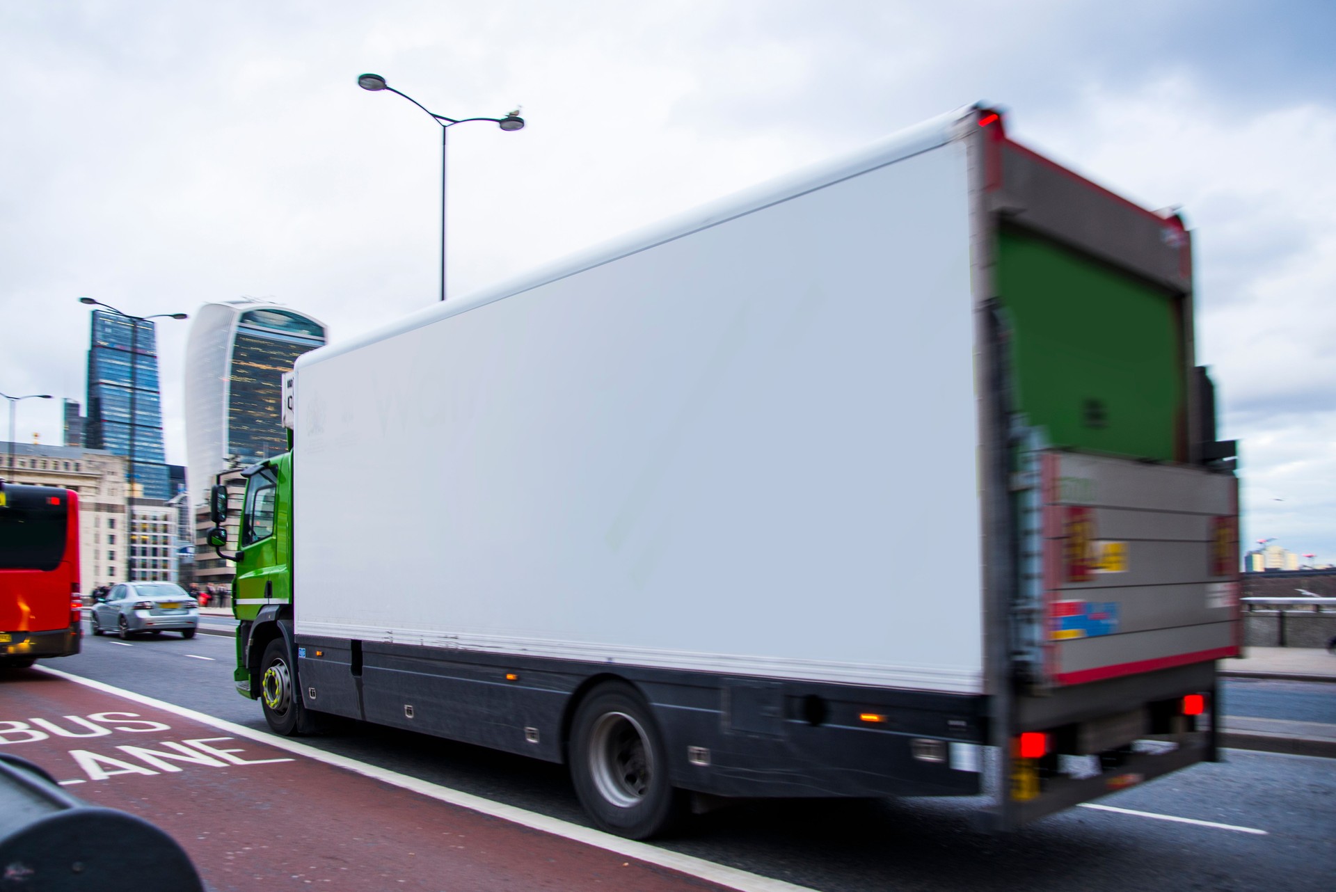 Delivery truck